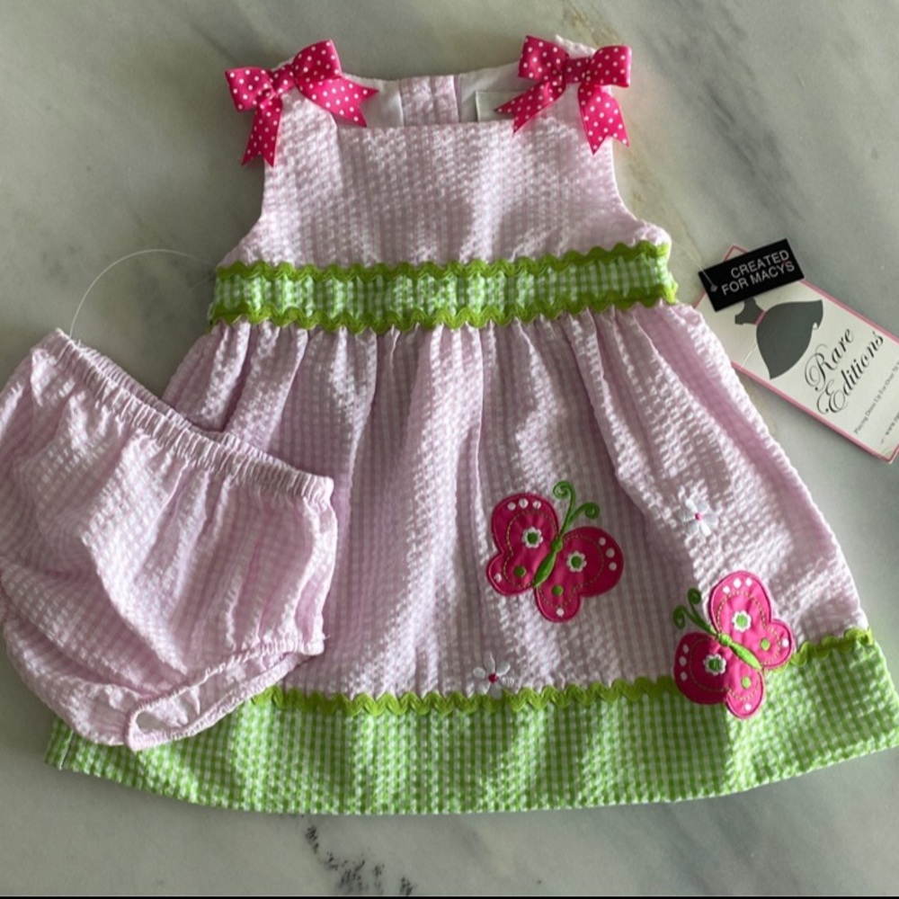 NWT Girls pink summer dress